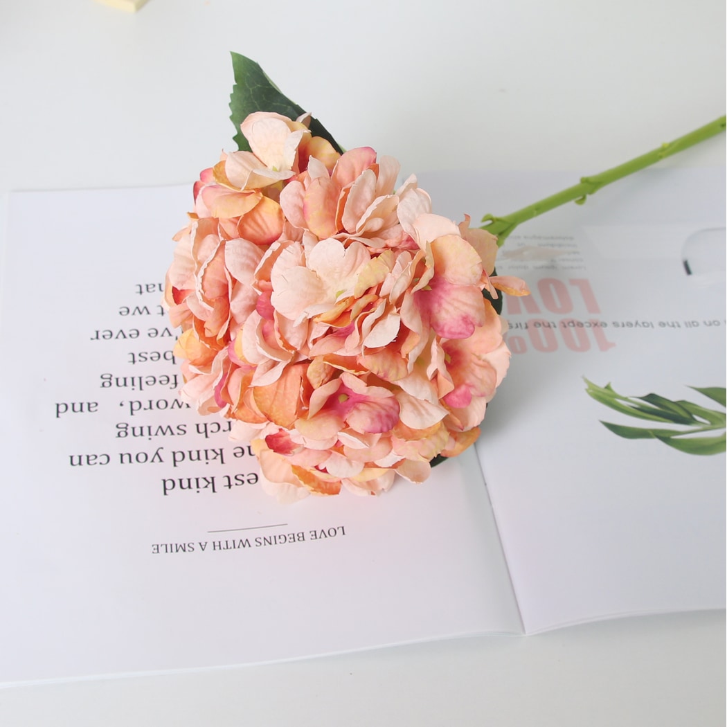Roselle - Artificial Hydrangea Bouquet Single Stem