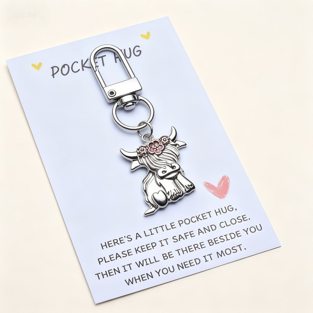 Taphug - Pocket Hug Highland Cow Token