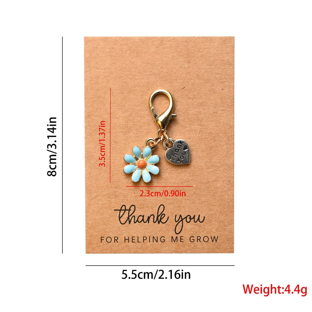 Taphug - Pocket Hug Flower and Heart Keychain