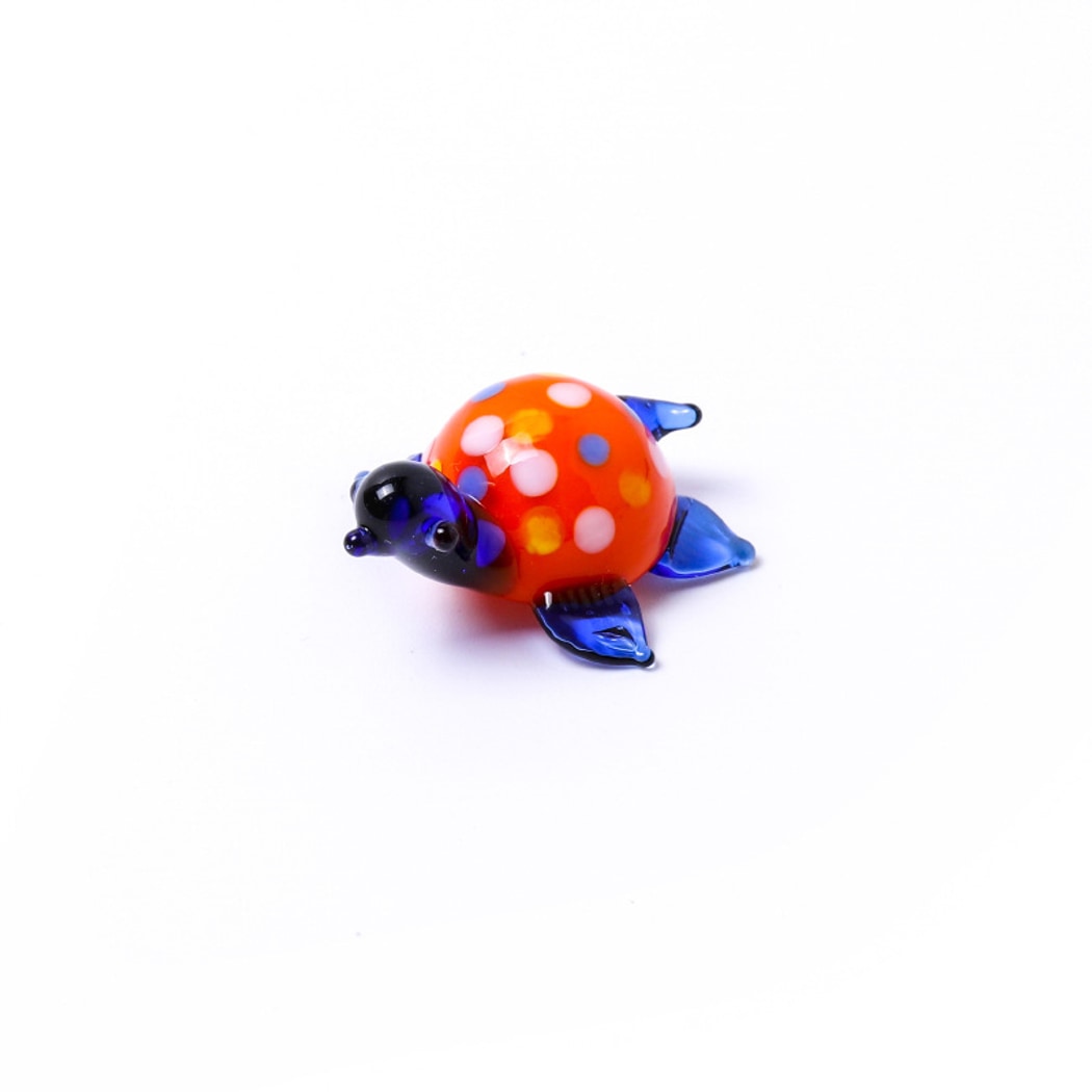 Glasira - Modern Simple Colorful Turtle Ornament