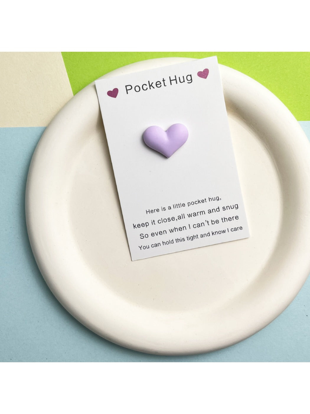 Taphug - Pocket Hug Macaron Color Heart