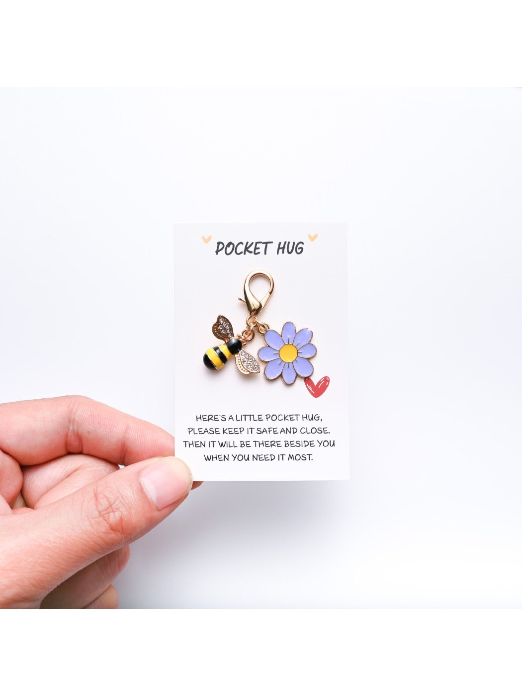 Taphug - Pocket Hug Insect Daisy Keychain
