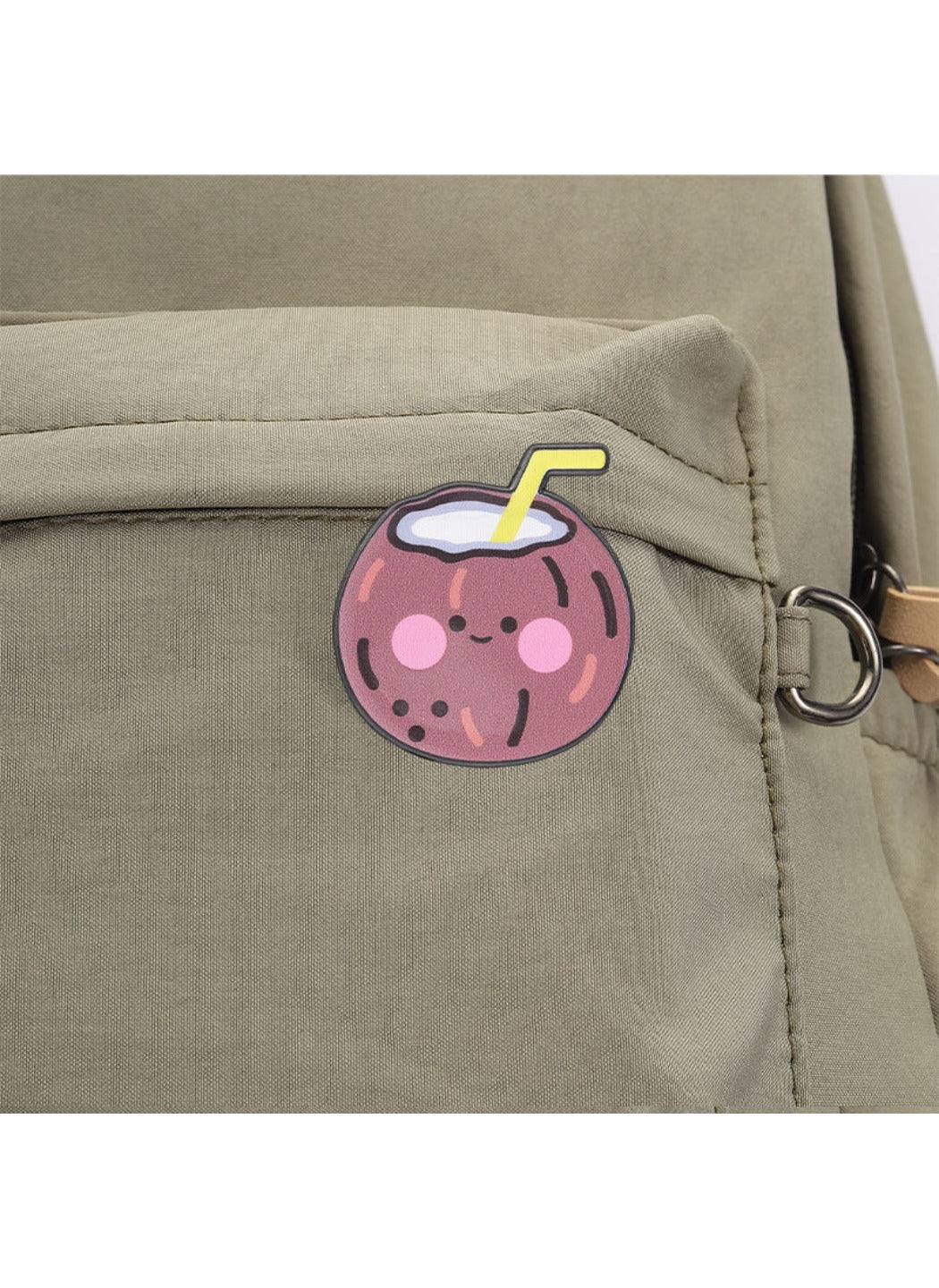 Pinori - Cute Cartoon Tropical Pattern Pin Brooch Badge