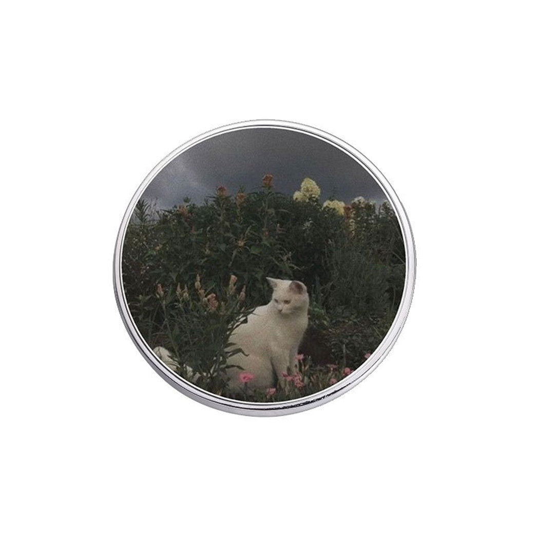 Pinori - Cat Photo Style Round Decorative Pin