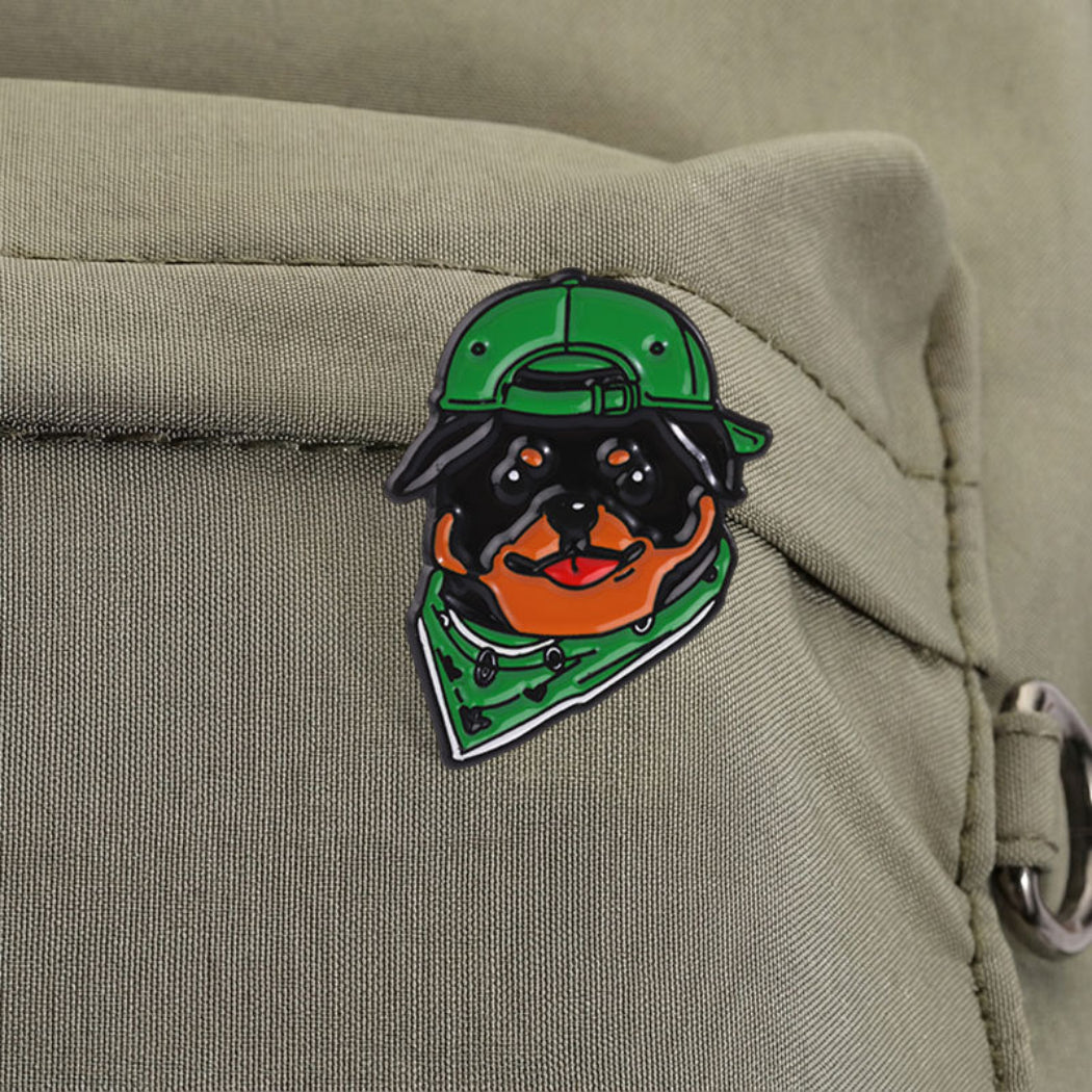 Pinori Cool Dog Enamel Pin
