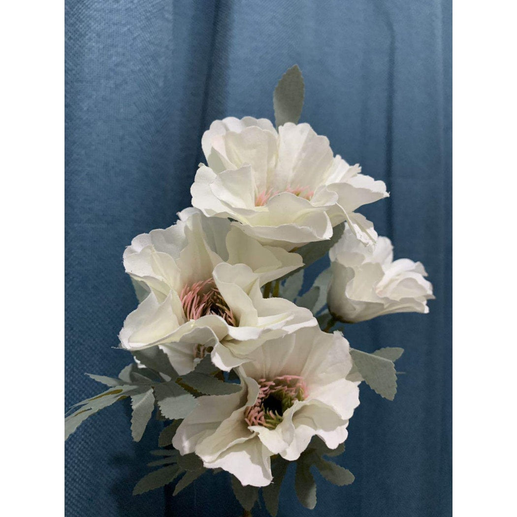 Roselle - Decorative Poppy Flower Artificial Bouquet