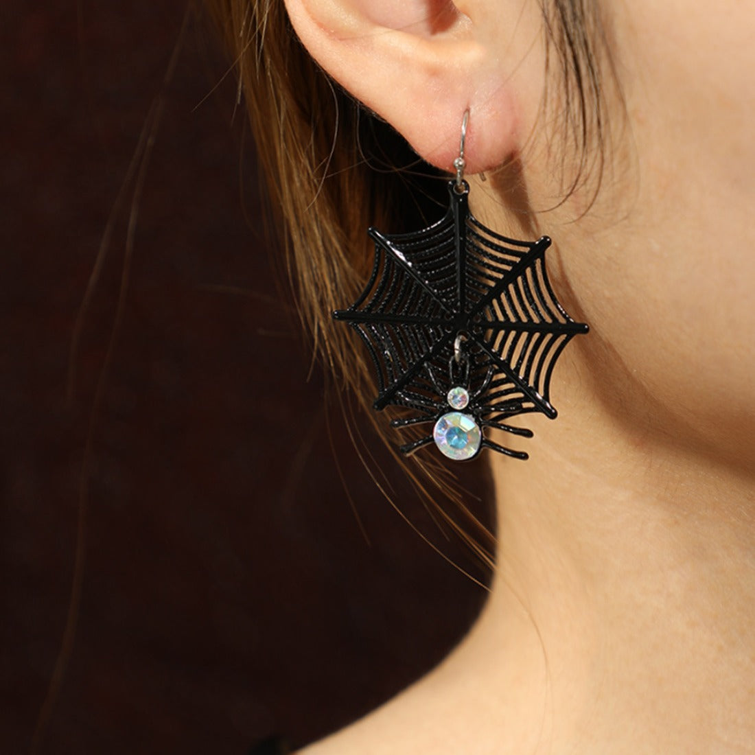 Halloween Spider Earrings