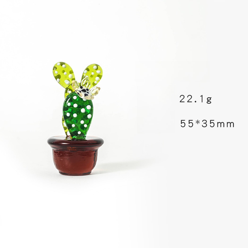 Glasira - Colorful Cute Cactus Bonsai Tabletop Ornament