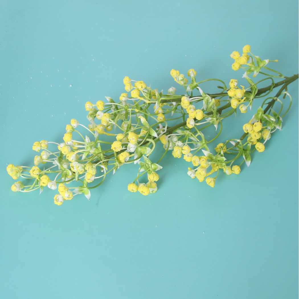 Roselle - Faux Gypsophila Flower Stem