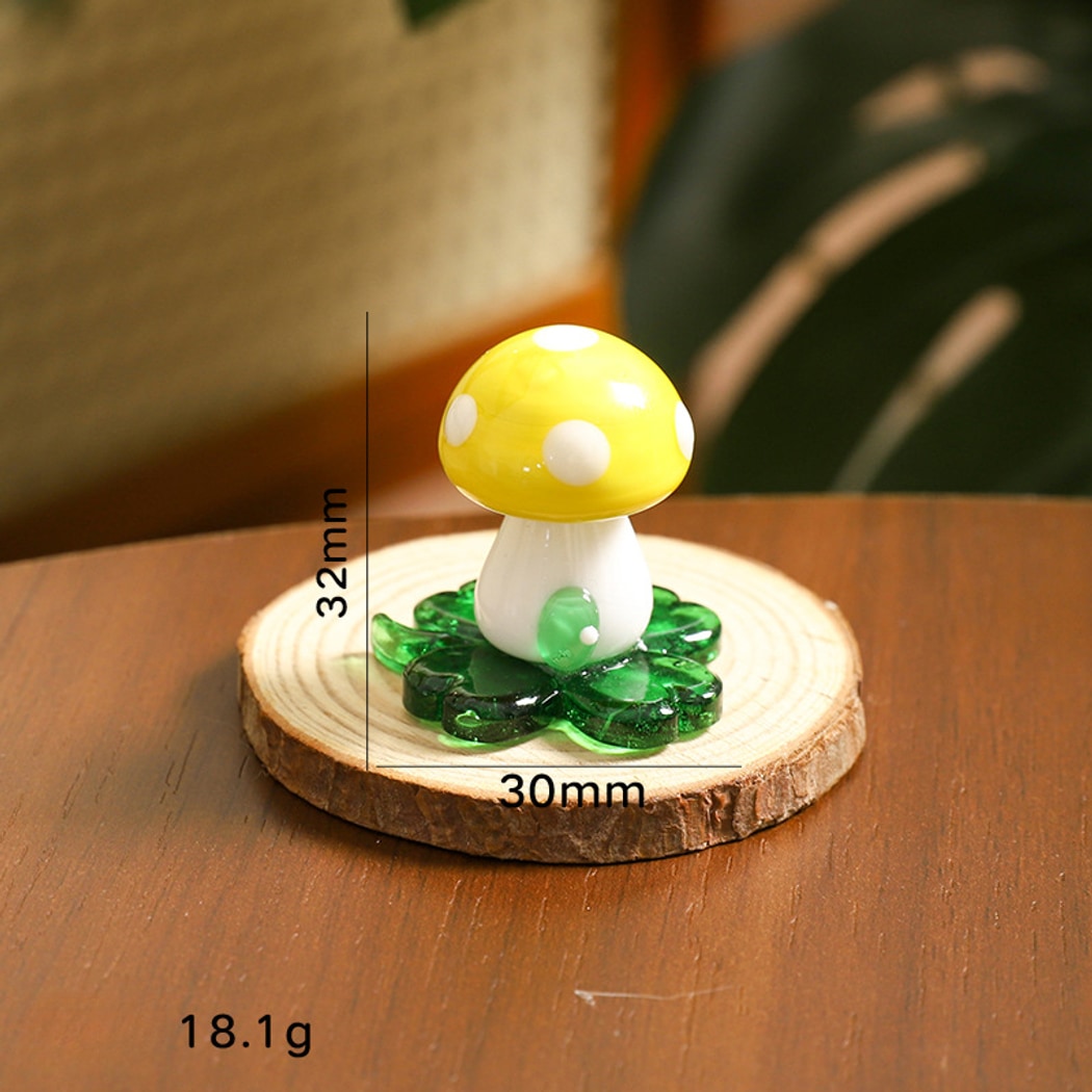 Glasira - Cartoon Style Colorful Mushroom Ornament
