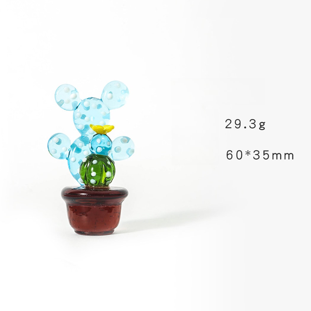 Glasira - Colorful Cute Cactus Bonsai Tabletop Ornament