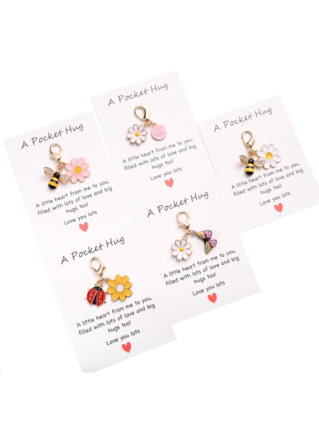 Taphug - Pocket Hug Insect Daisy Keychain