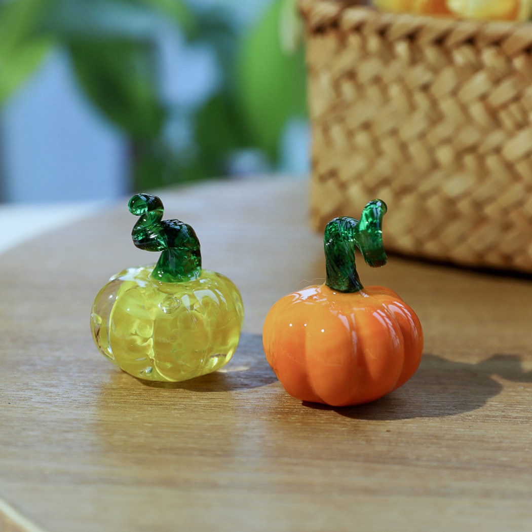 Glasira - Colorful Pumpkin Shape Table Ornament