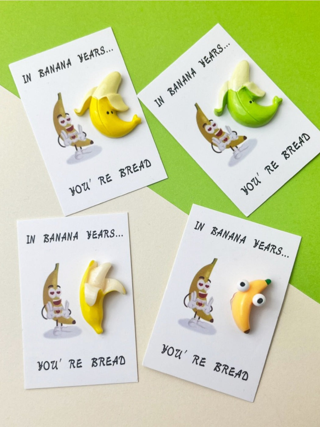 Taphug - Pocket Hug Fruit Banana Series pocket hug card and keepsake token view 2