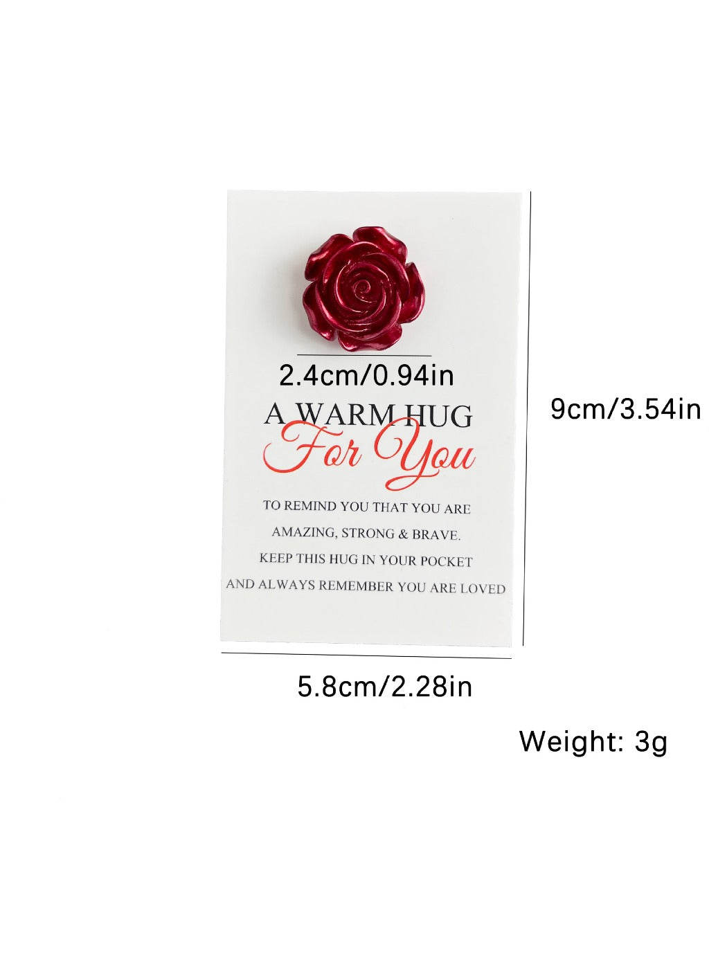 Taphug - Pocket Hug Valentine Rose