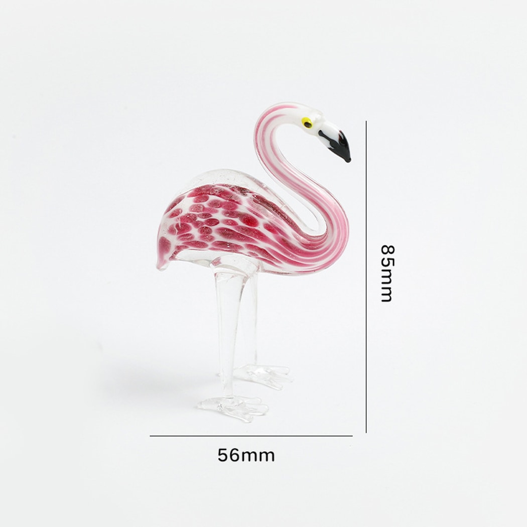 Glasira - Adorable Flamingos Table Ornament