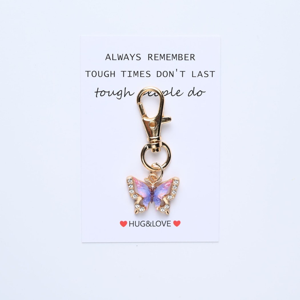 Taphug - Pocket Hug Gradient Butterfly Keychain