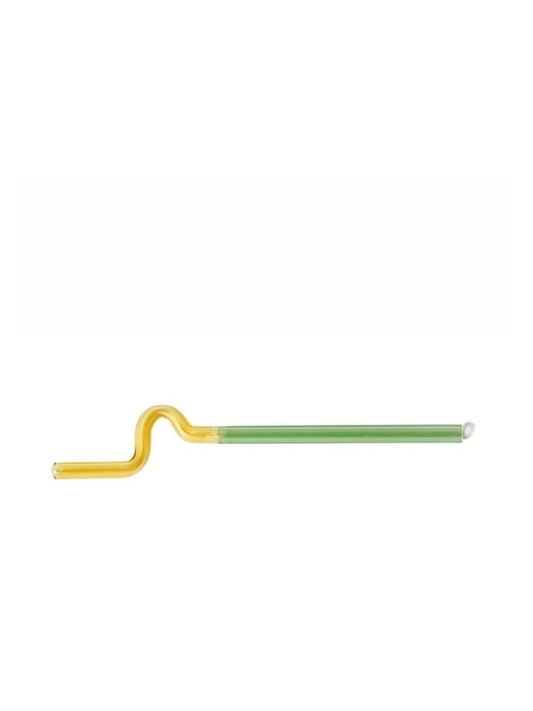Assorted colorful glass straws from Thimara in a gift box for beverages