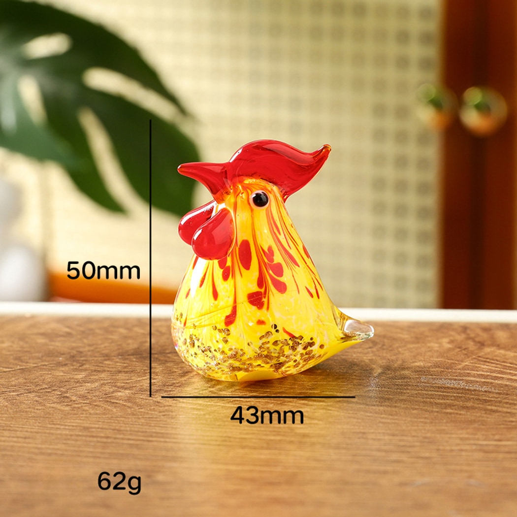 Glasira - Cute Animal Rooster Desk Ornament