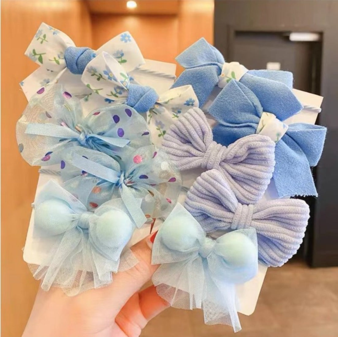 Cico - Cute Handmade Bow Hair Tie Set (10-Pack)