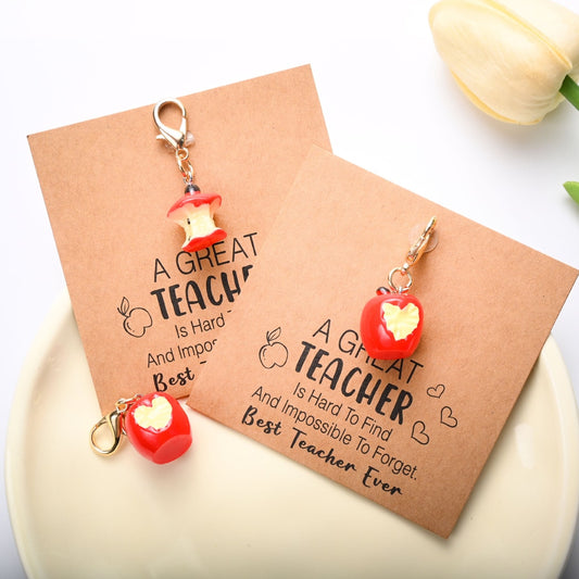 Taphug - Pocket Hug Red Apple Keychain