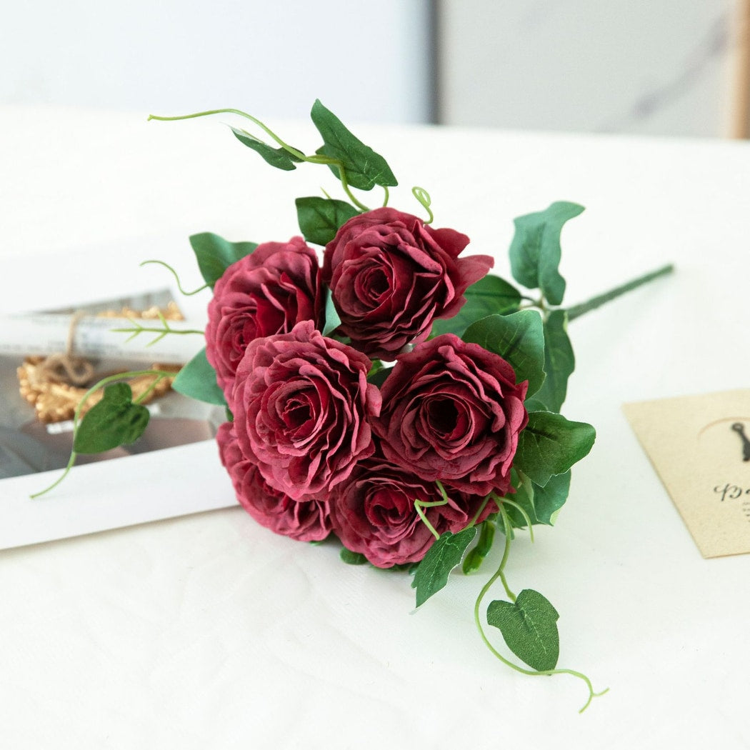 Roselle - Party Accent Artificial Rose Bouquet