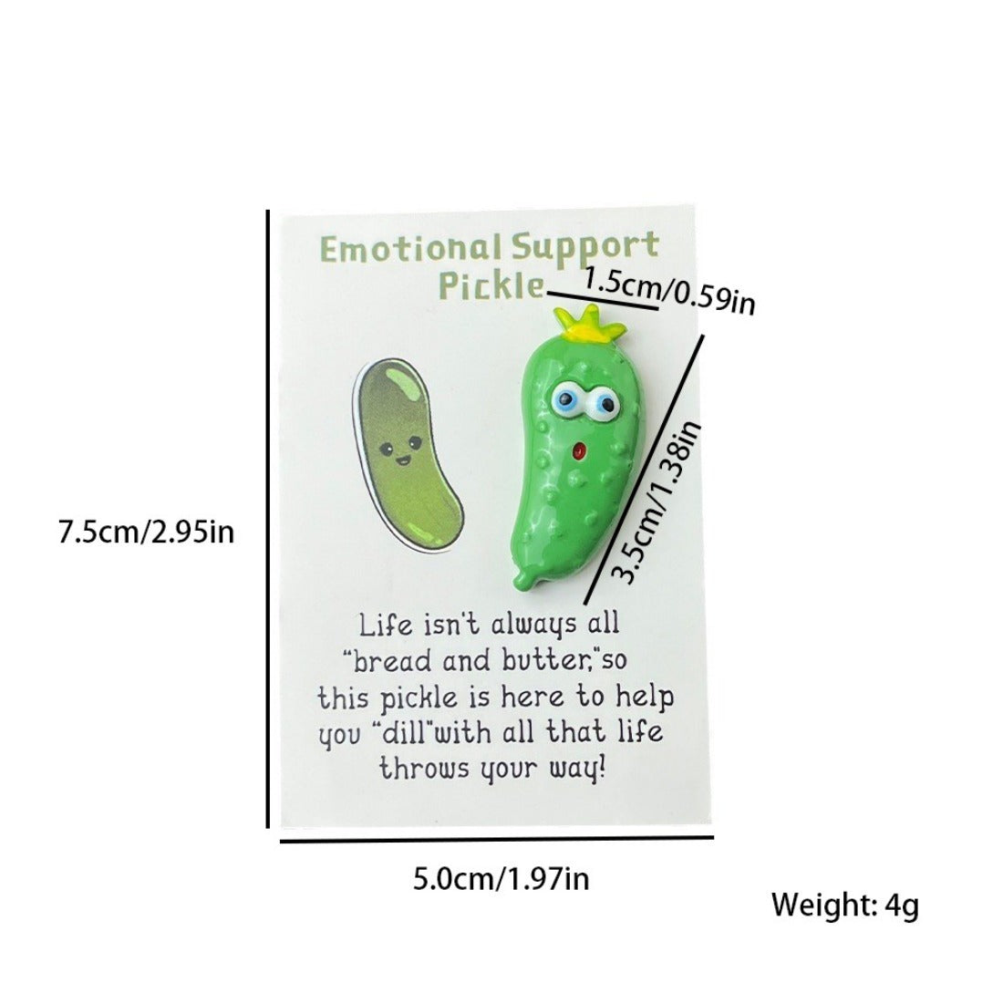 Pocket Hug Emotional Support Pickle