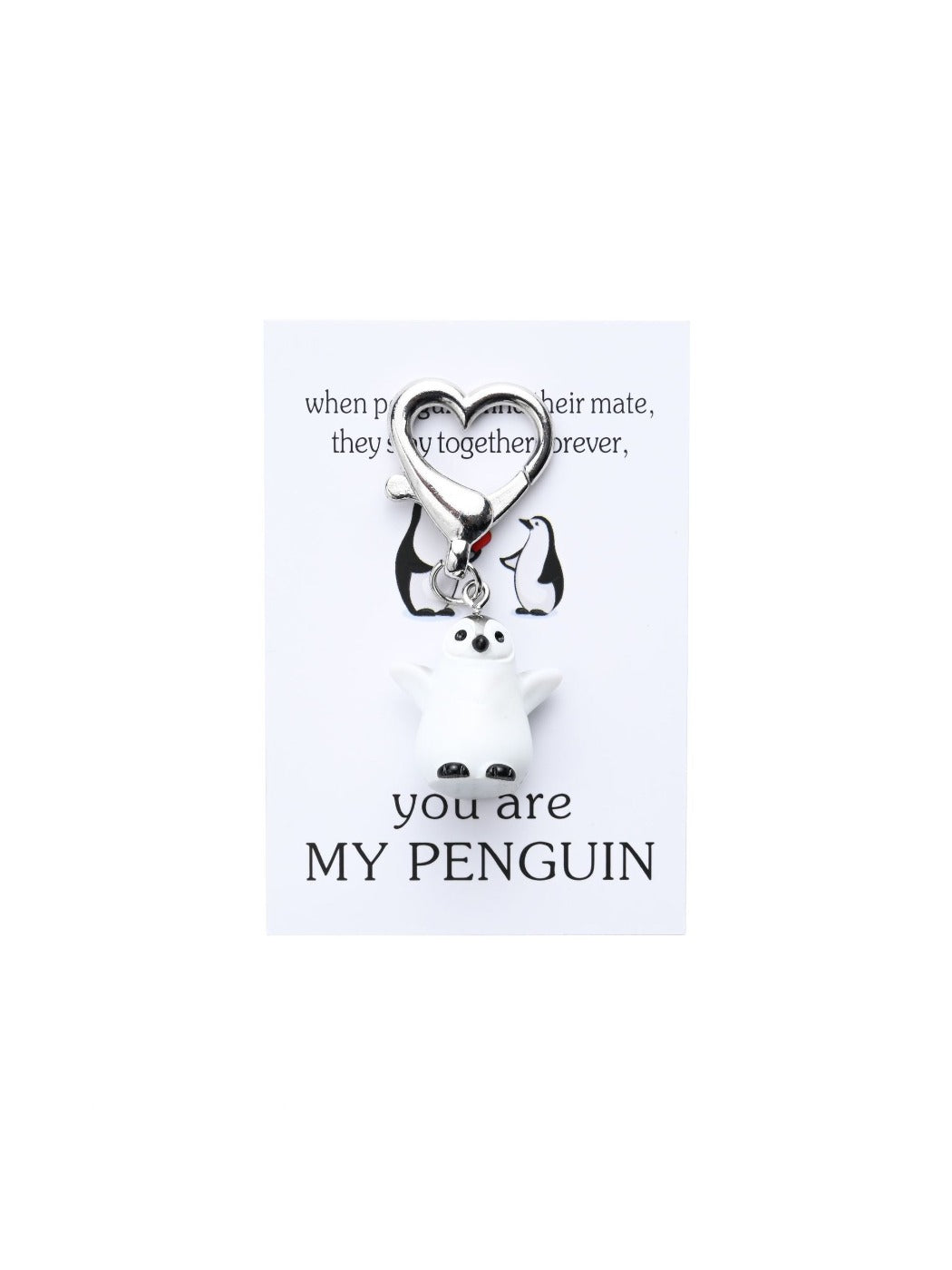 Taphug - Pocket Hug Penguin Keychain