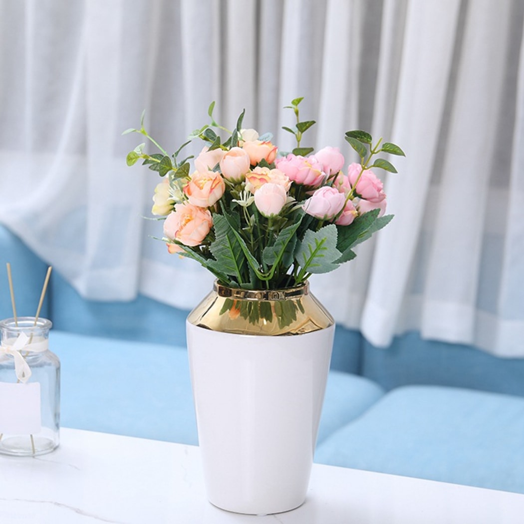 Roselle - Rosette Style Artificial Flower Bouquet
