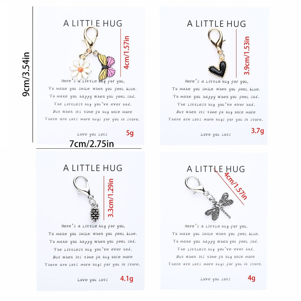 Taphug - Pocket Hug Dragonfly Charm Keychain
