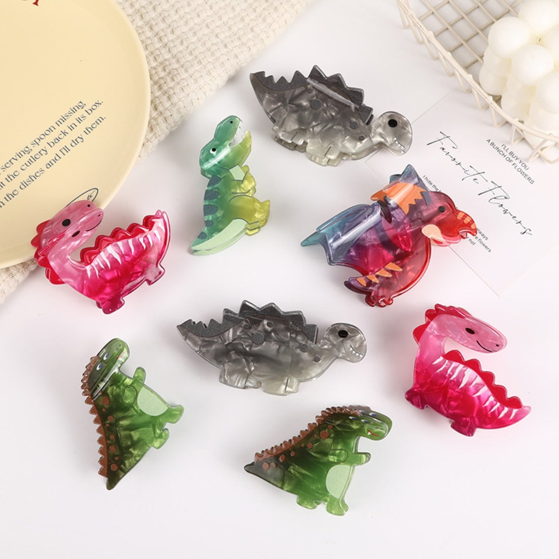 Cico - Colorful Dinosaur Hair Clip