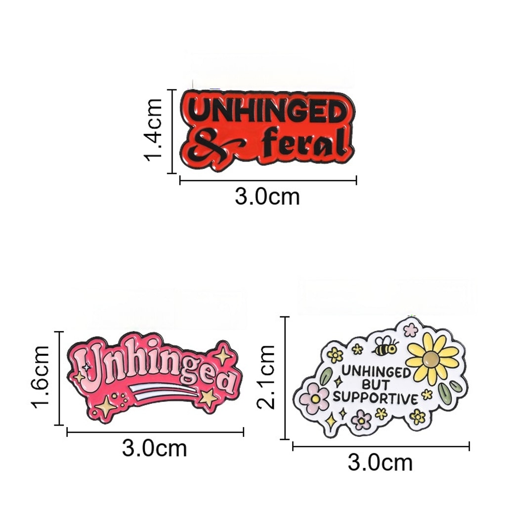 Pinori - Retro English Letter Decorative Fashion Brooch
