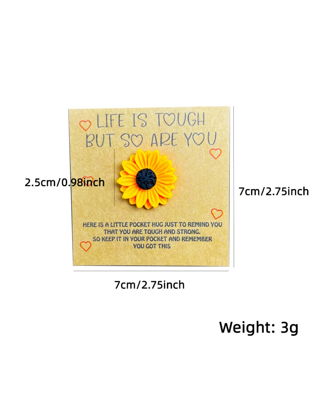 Taphug - Pocket Hug Sunflower
