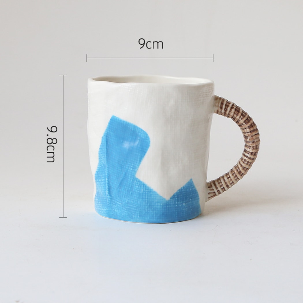 Mivora - Simple Style Color Block Mug