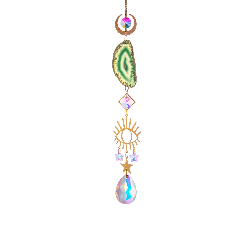 Somnira - Geometric Prism Window Hanging Suncatcher