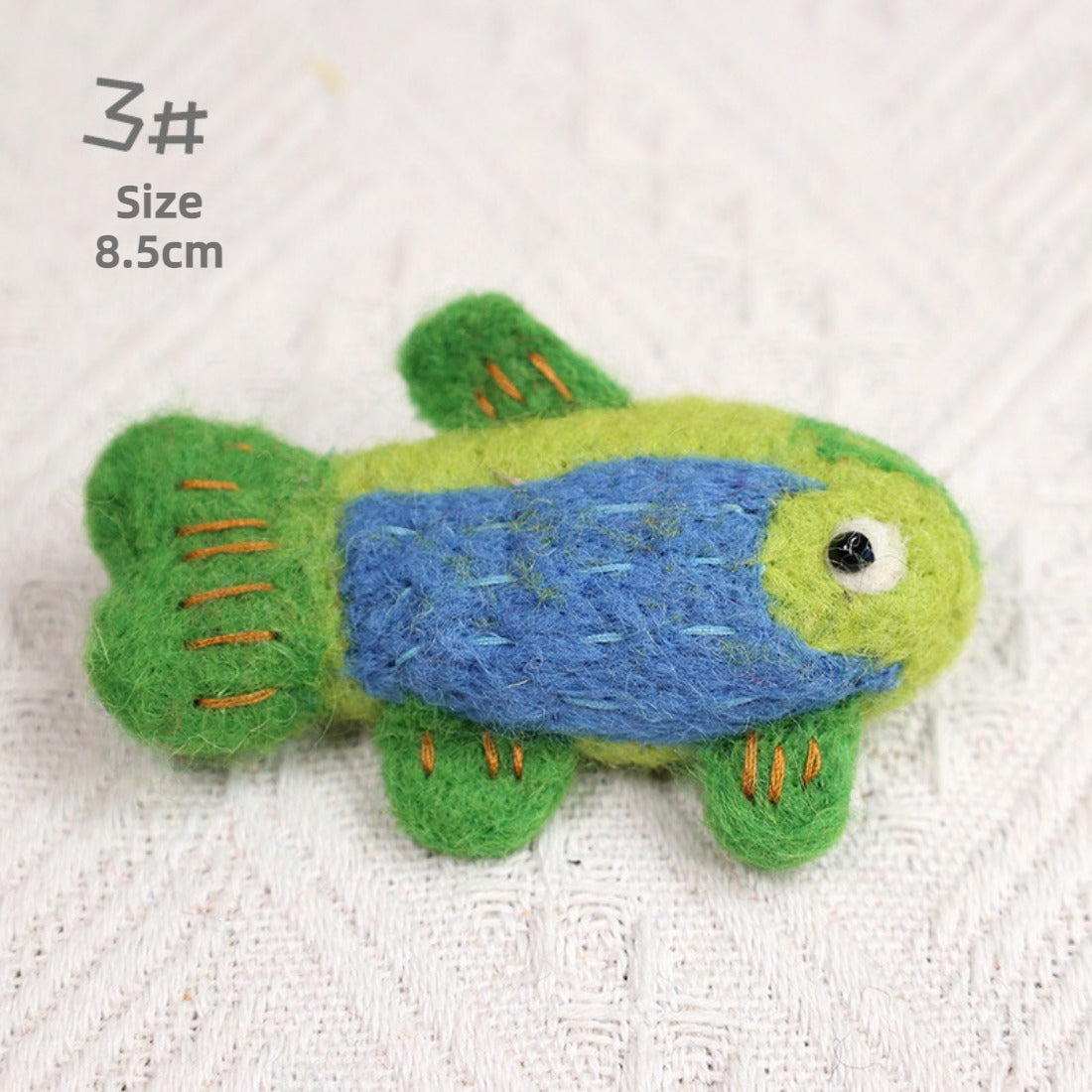 Handmade Wool Felt Fish Brooch