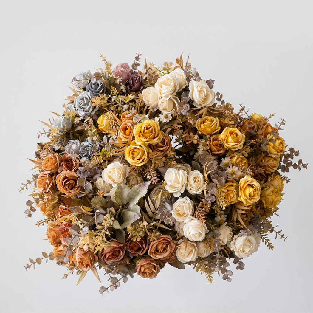 Roselle - Victorian Style Rose Artificial Flowers Bouquet