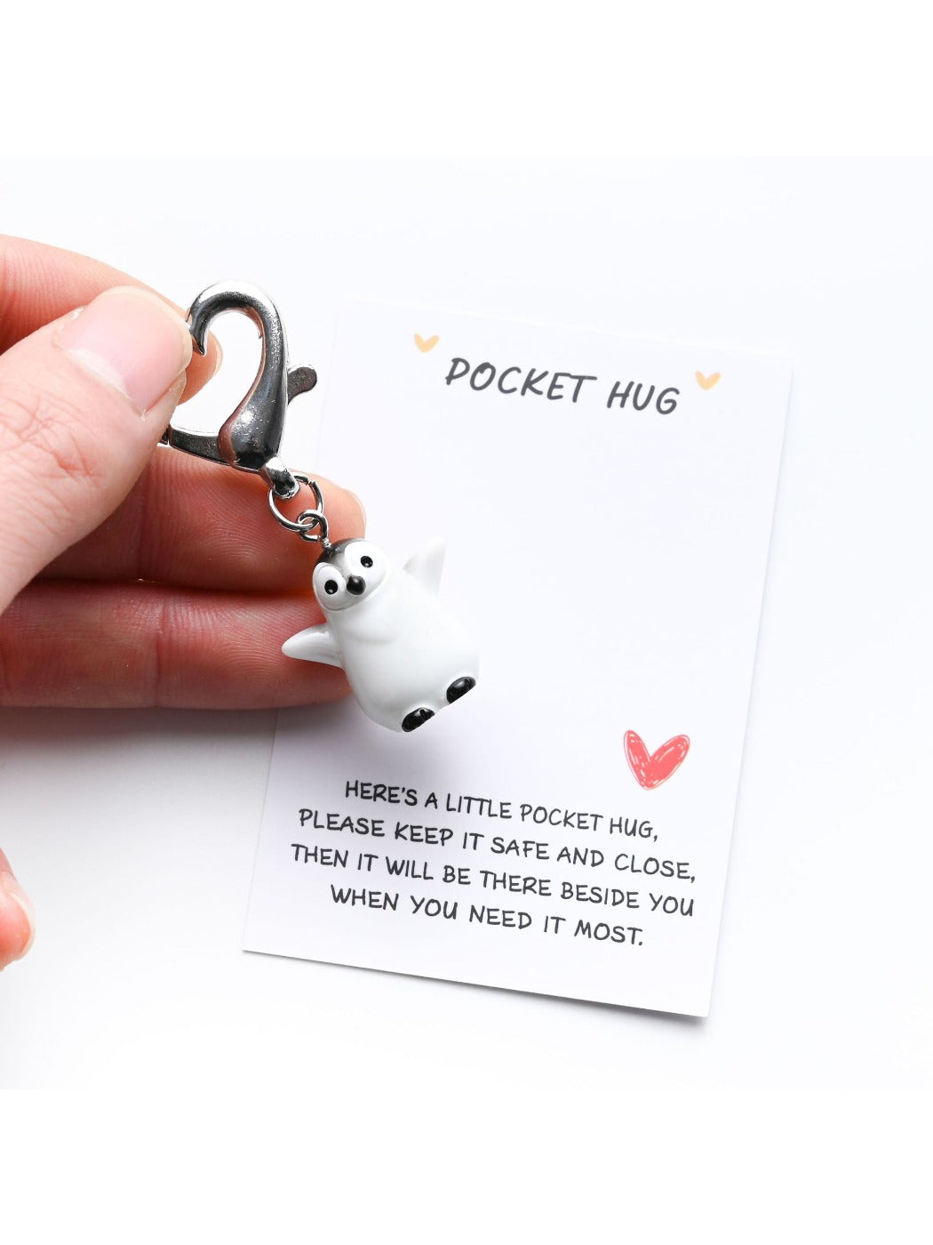 Taphug - Pocket Hug Penguin Keychain