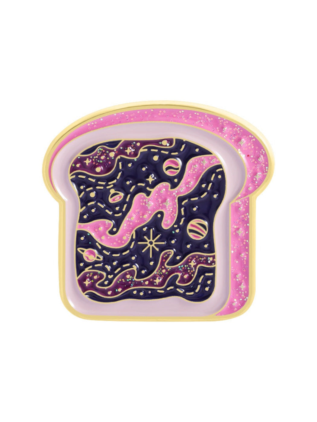 Pinori - Starry Sky Jam Bread Brooch