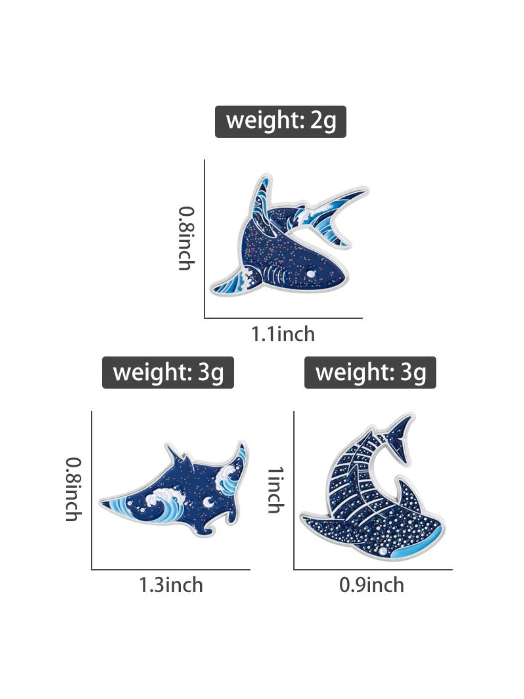 Pinori - Stylish Ocean Theme Brooch