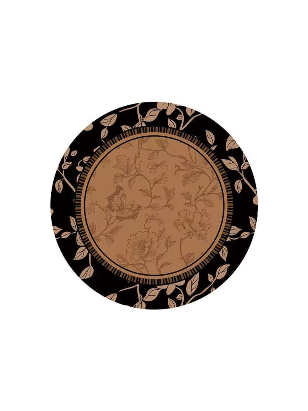 Thimara coasters placed under a hot cup demonstrating heat proof feature