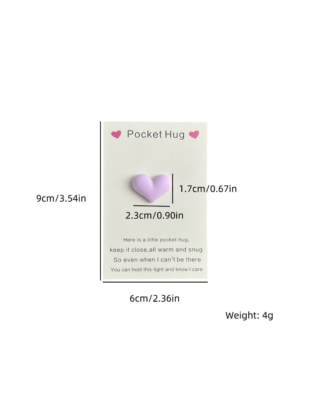 Taphug - Pocket Hug Macaron Color Heart