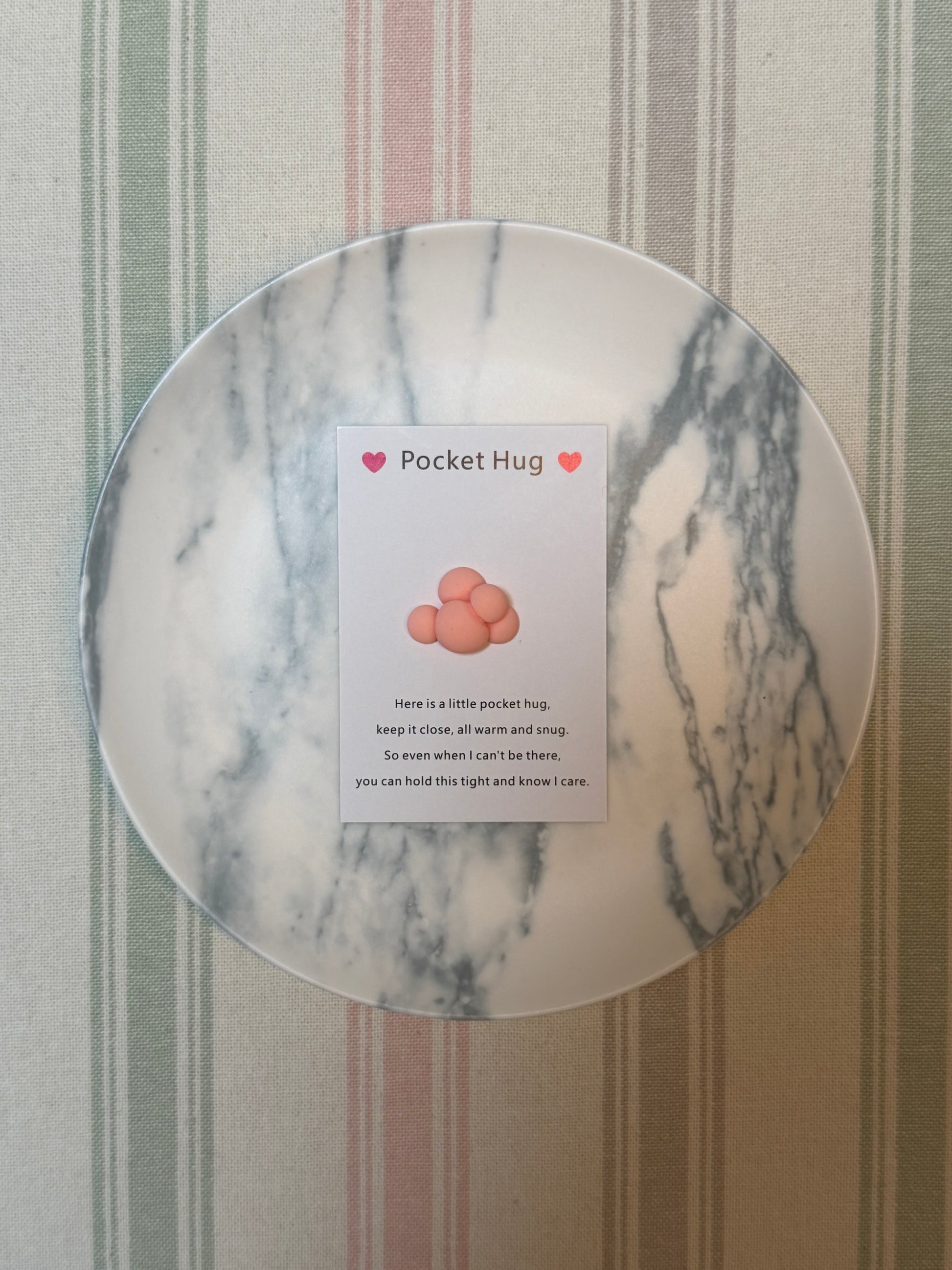Taphug - Pocket Hug Cute Cloud pocket hug card and keepsake token view 4