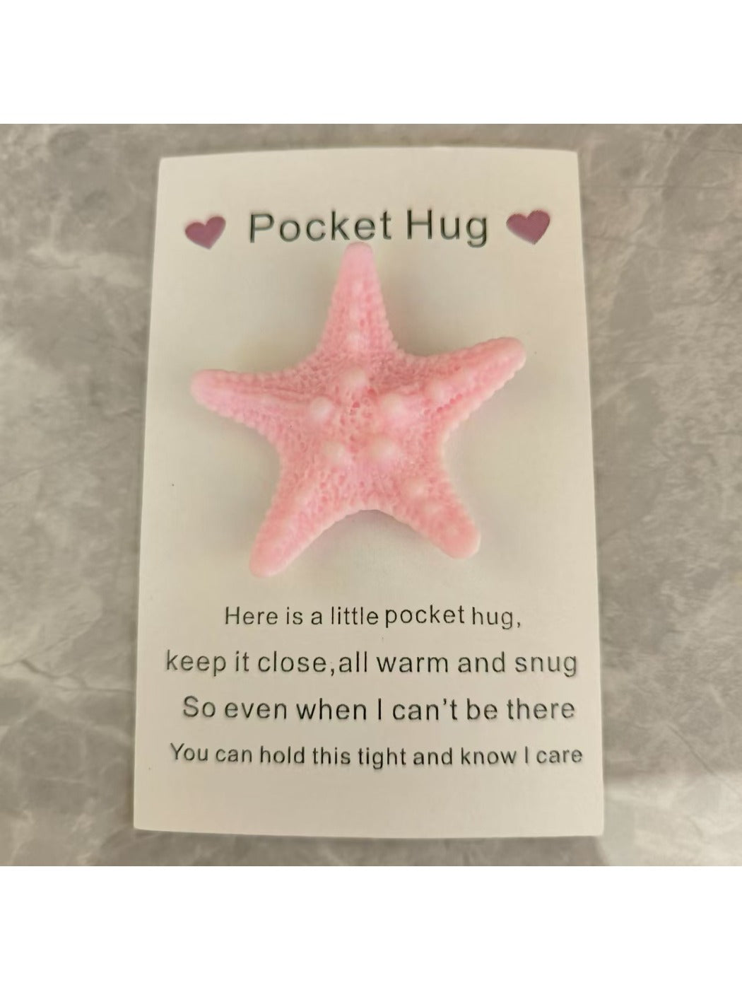 Taphug - Pocket Hug Unique Starfish pocket hug card and keepsake token view 6