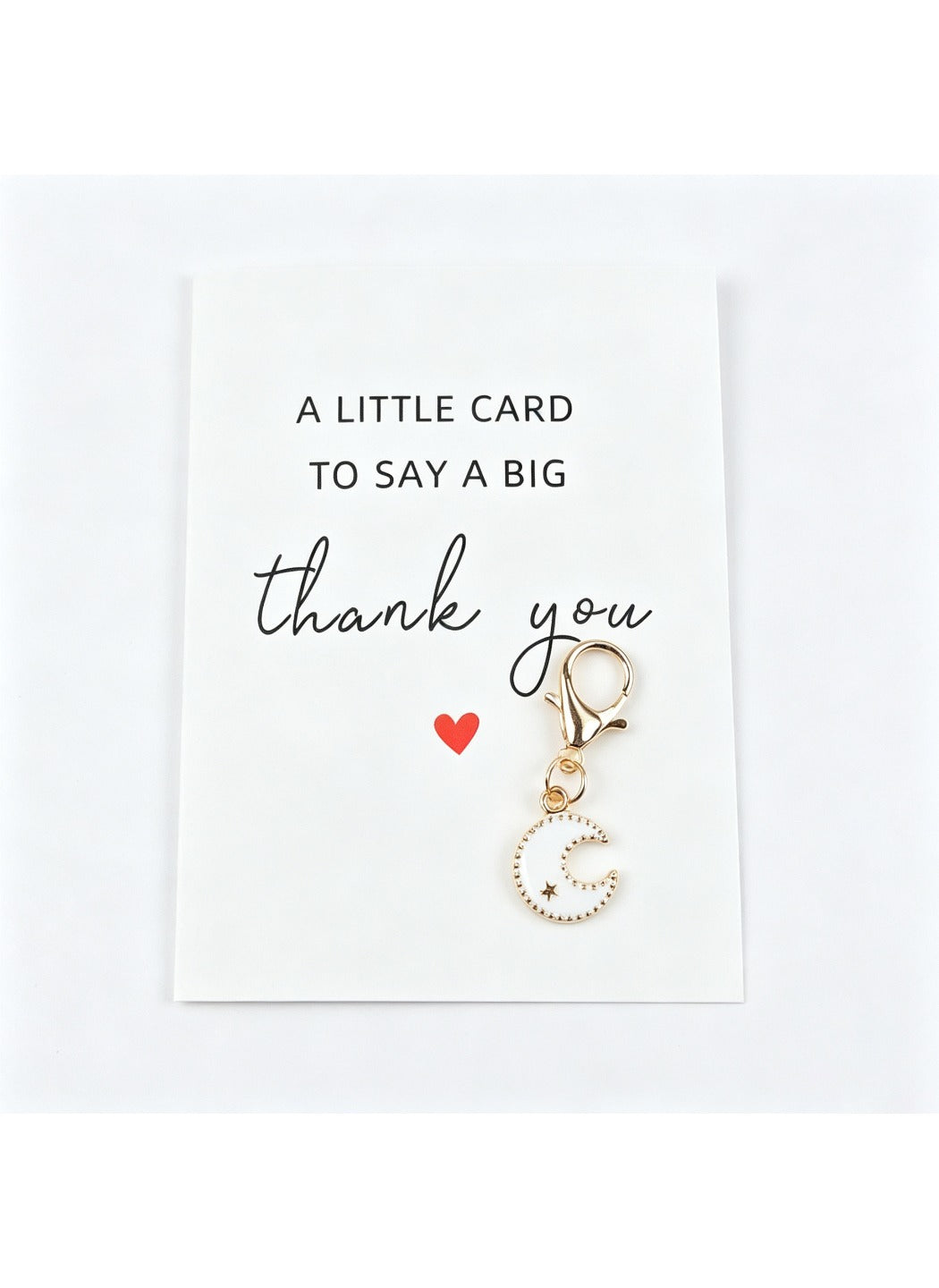 Taphug  - Alloy Pocket Hug Card Moon Keychain