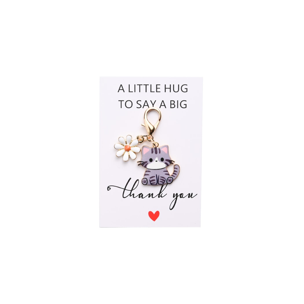 Taphug - Pocket Hug Daisy Cat Charm Keychain