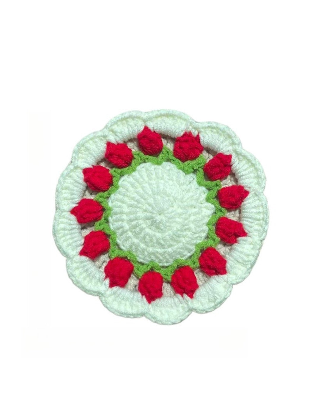 Kovira - New Cute Sunflower Coasters Crocheted Table Mats
