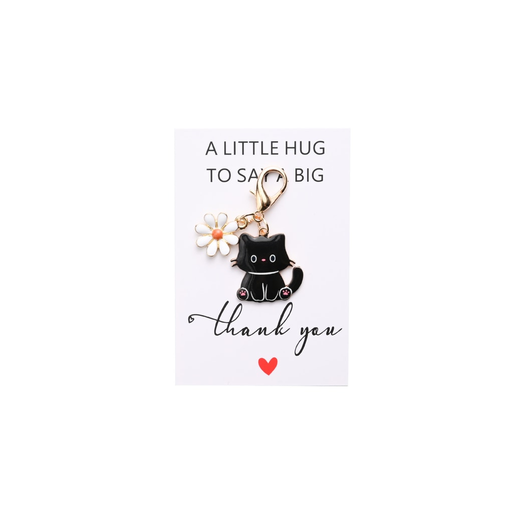 Taphug - Pocket Hug Daisy Cat Charm Keychain
