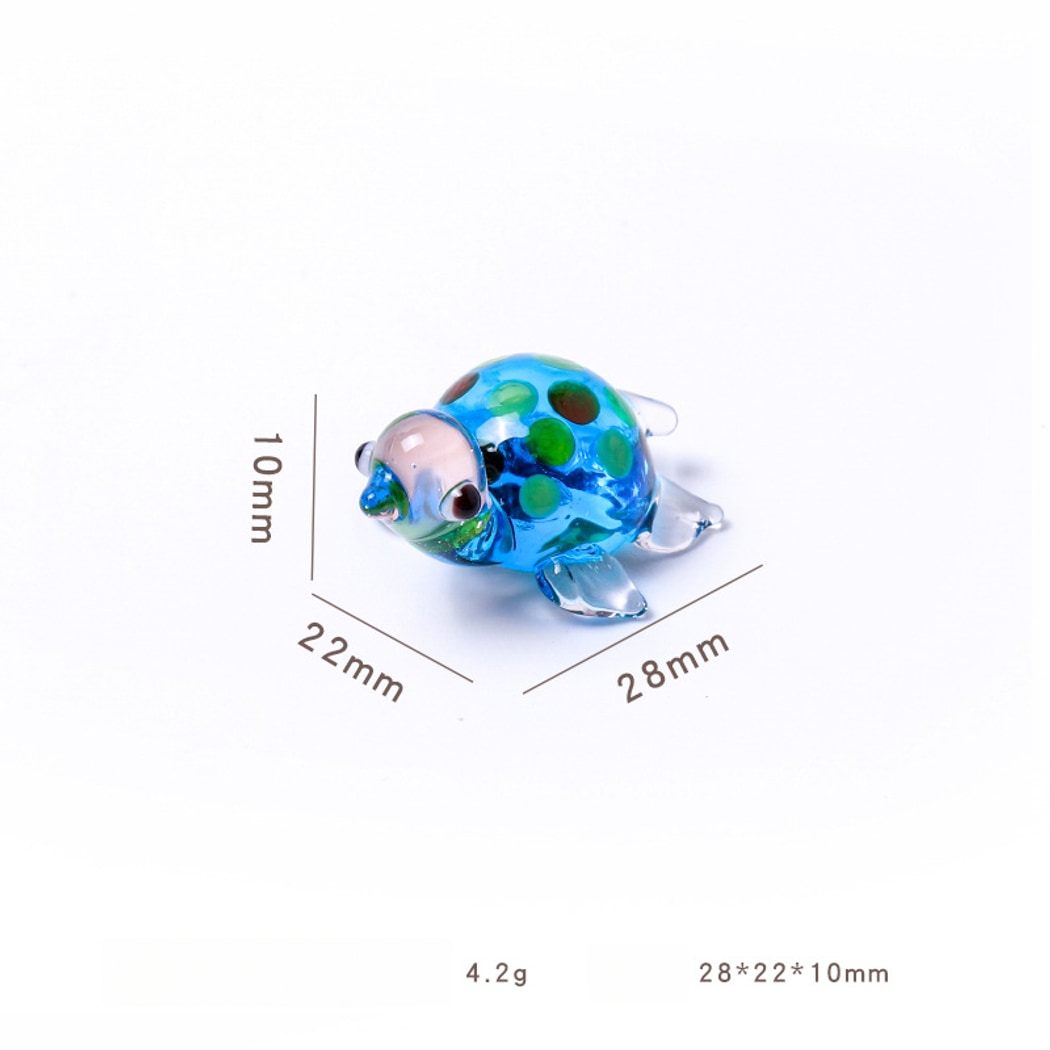 Glasira - Modern Simple Colorful Turtle Ornament