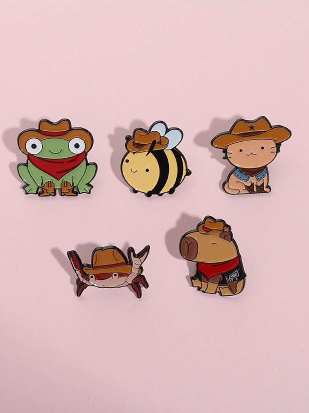 Pinori - Fashion Cowboy Critter Brooch
